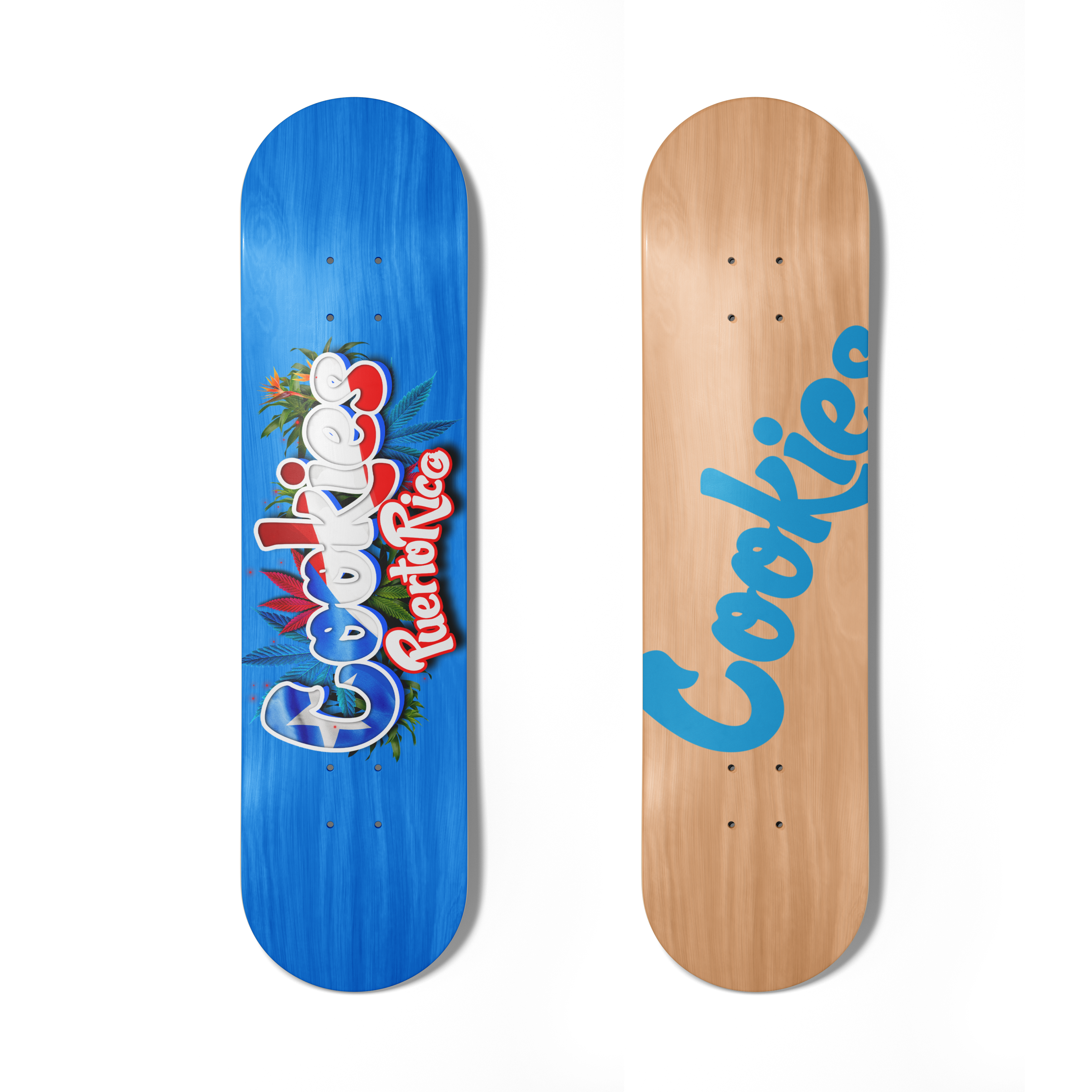 Cookies PR Skateboard Deck - Blue