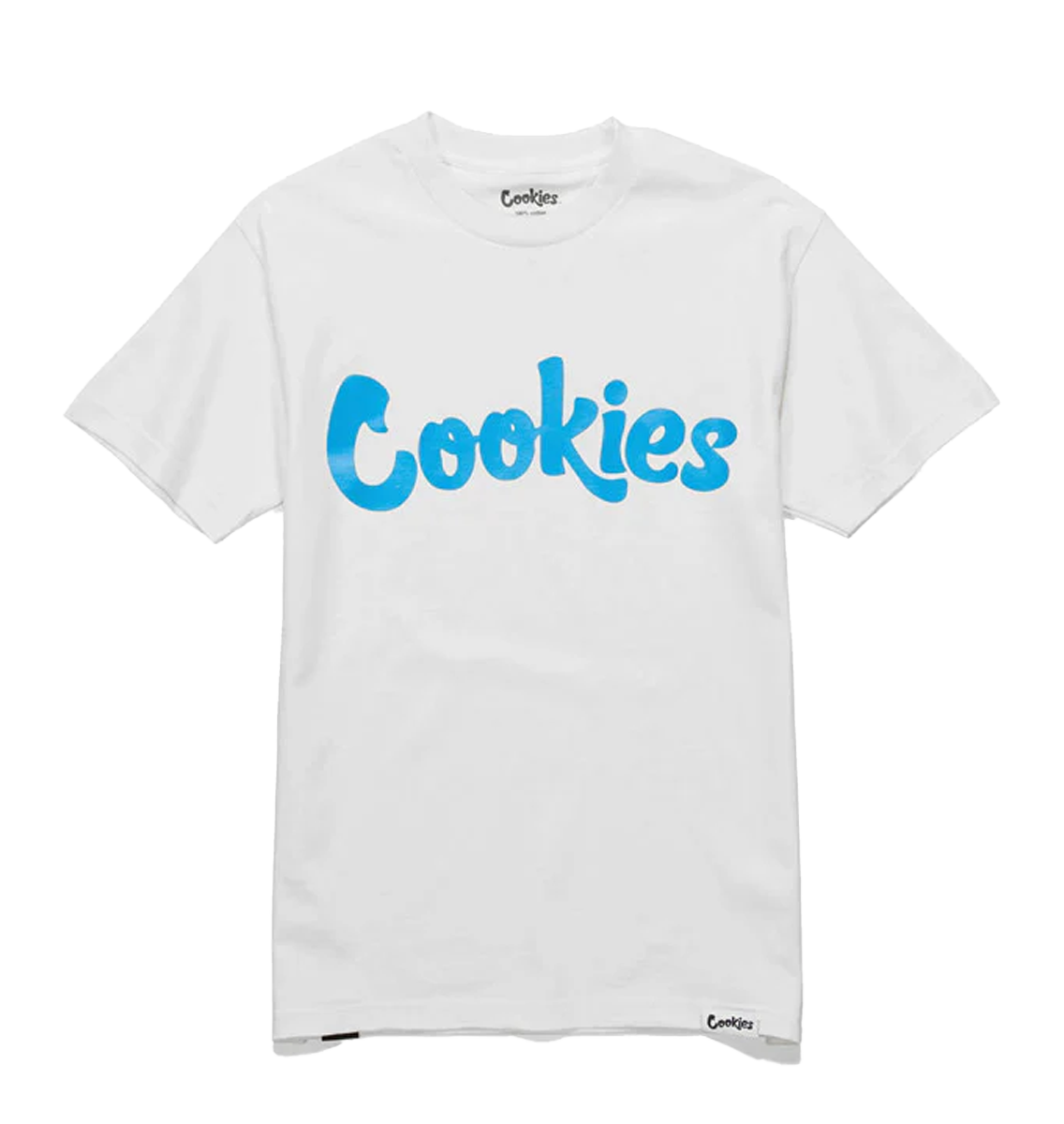 Cooies Logo Tee - White / Cookies Blue