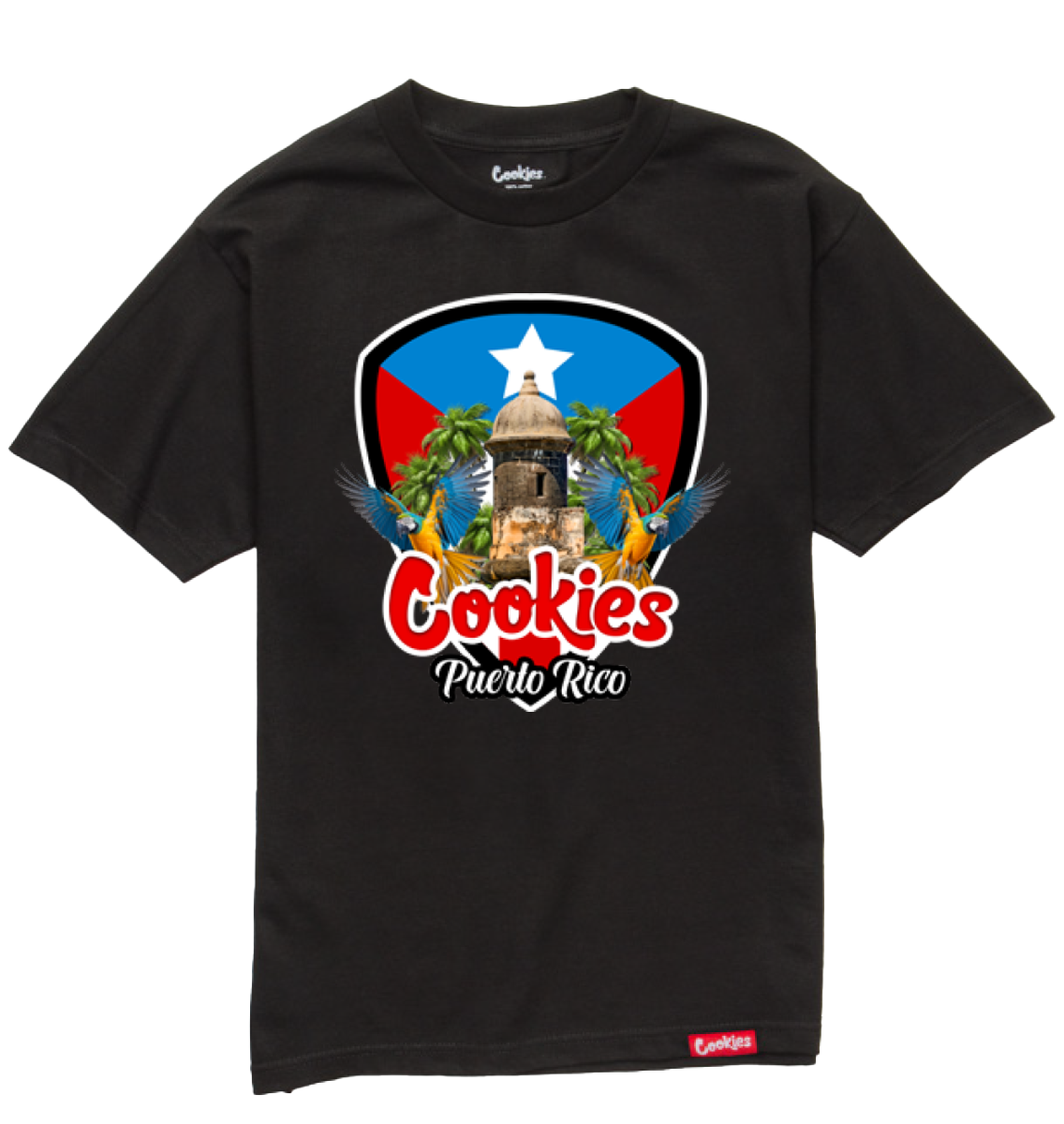 Puerto Rico Shield Tee - Black