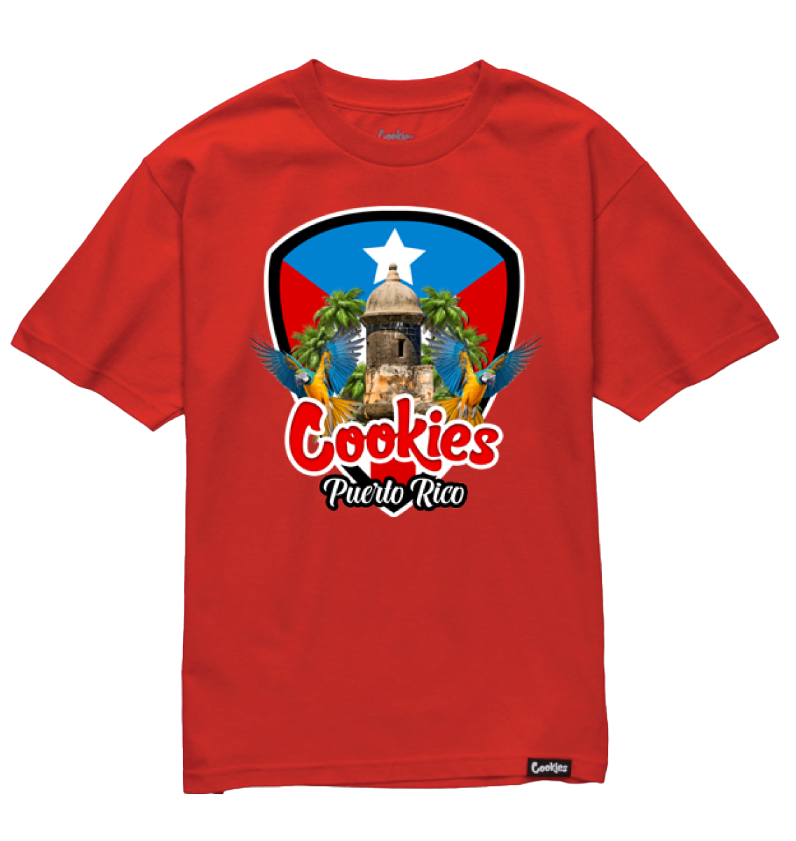 Puerto Rico Shield Tee - Red